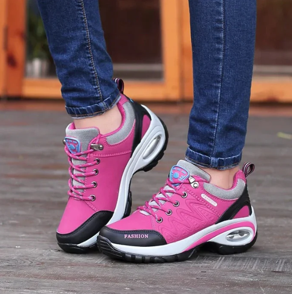 Durable ladies walking shoes with responsive cushioning & a secure non-slip sole for confidence.