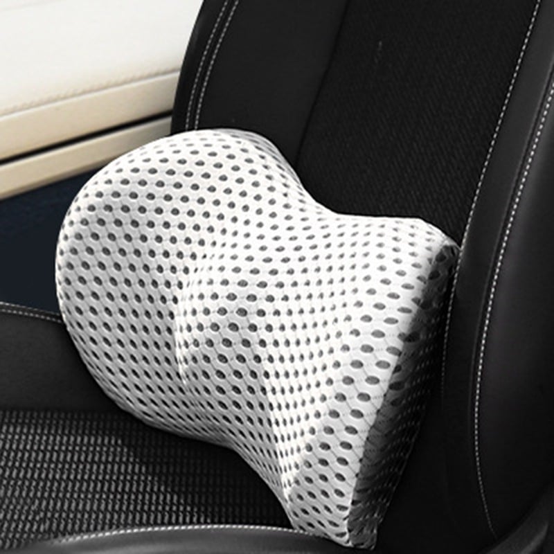 Memory foam sitting support cushion for enhanced back pain relief, promoting healthy posture in any chair.