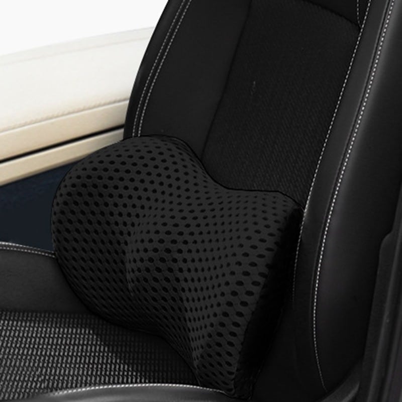 Wellness-focused ergonomic lumbar support cushion for ultimate back pain relief, comfort, and posture correction.