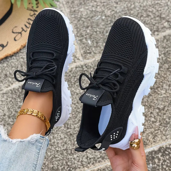 Women's orthopedic walking sneakers with arch support for comfortable everyday wear.