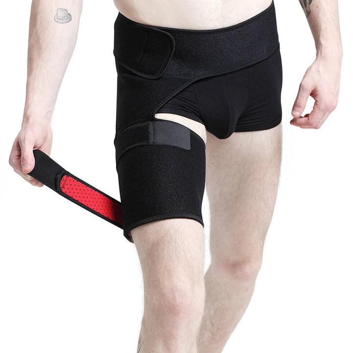 Supportive hip stabilizer for men and women, aiding arthritis pain relief and improving daily mobility.