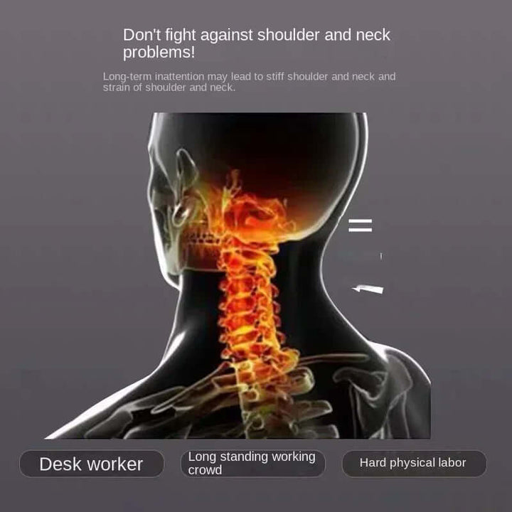 Orthopedic neck support pillow for side & back sleepers, promoting healthy posture & pain relief.