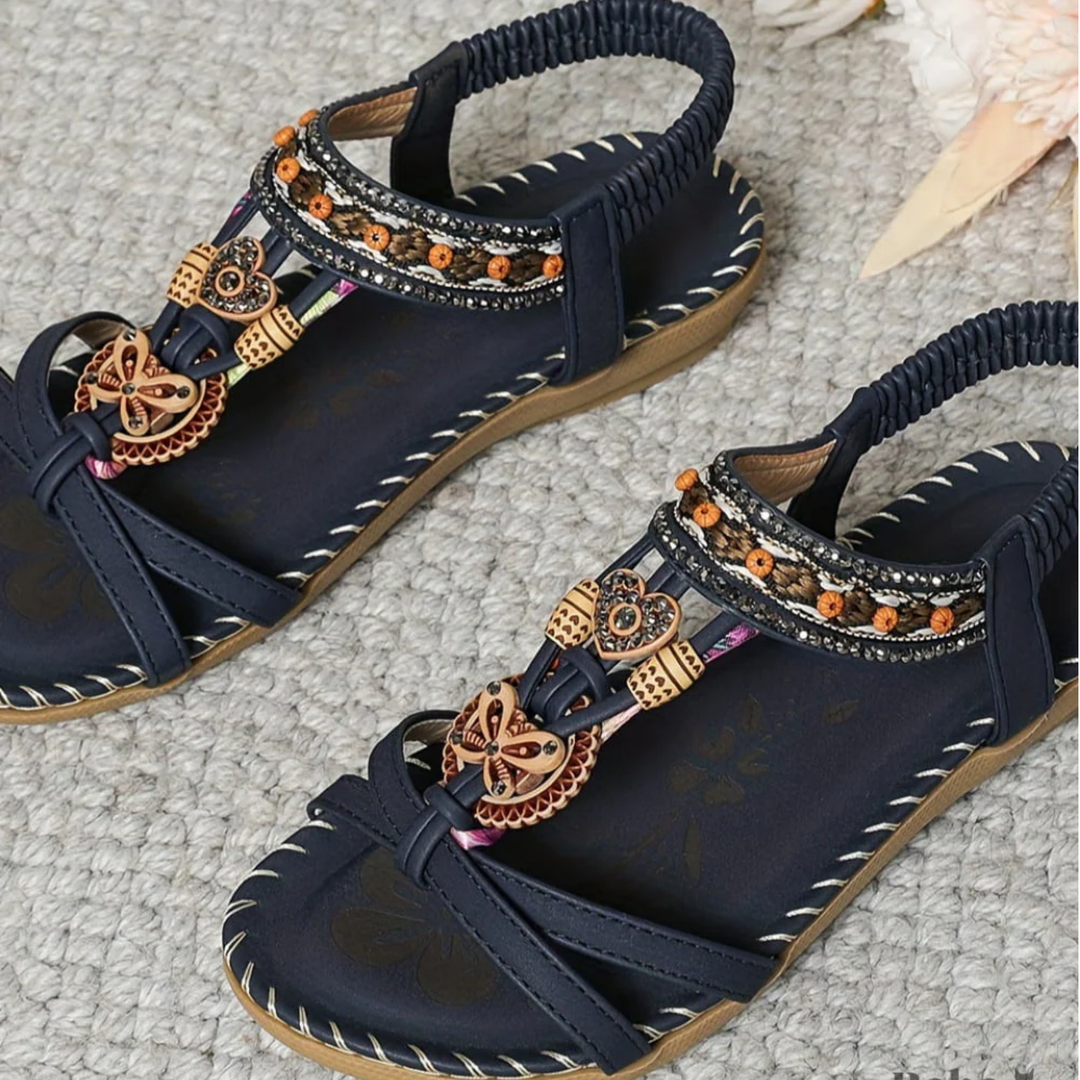 Women's orthopedic T-strap sandals, essential arch support for ultimate comfort & summer style.