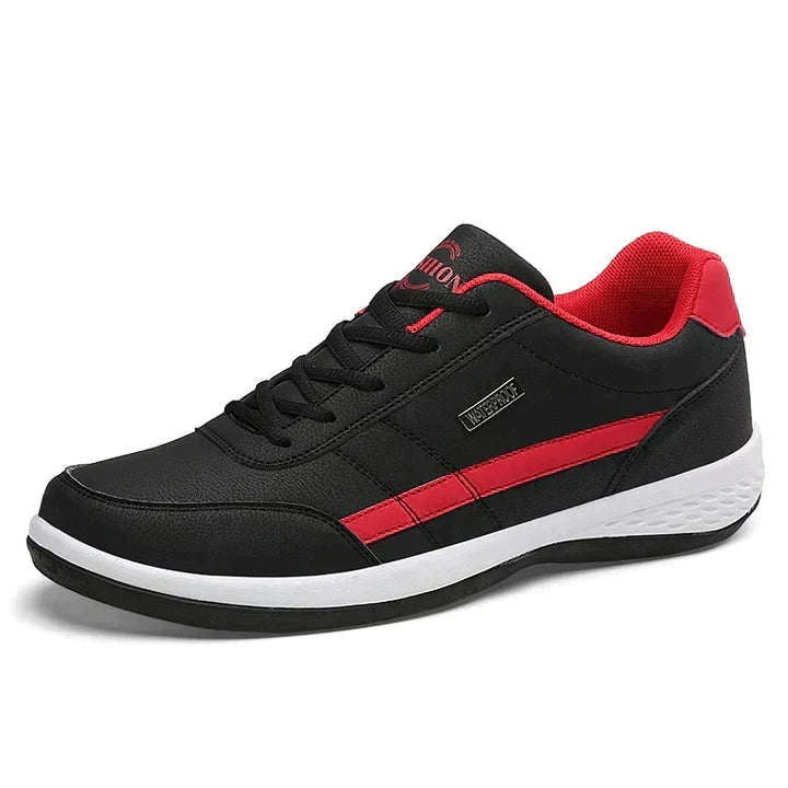 Lightweight men's athletic sneakers with orthopedic arch support and superior traction for sports.