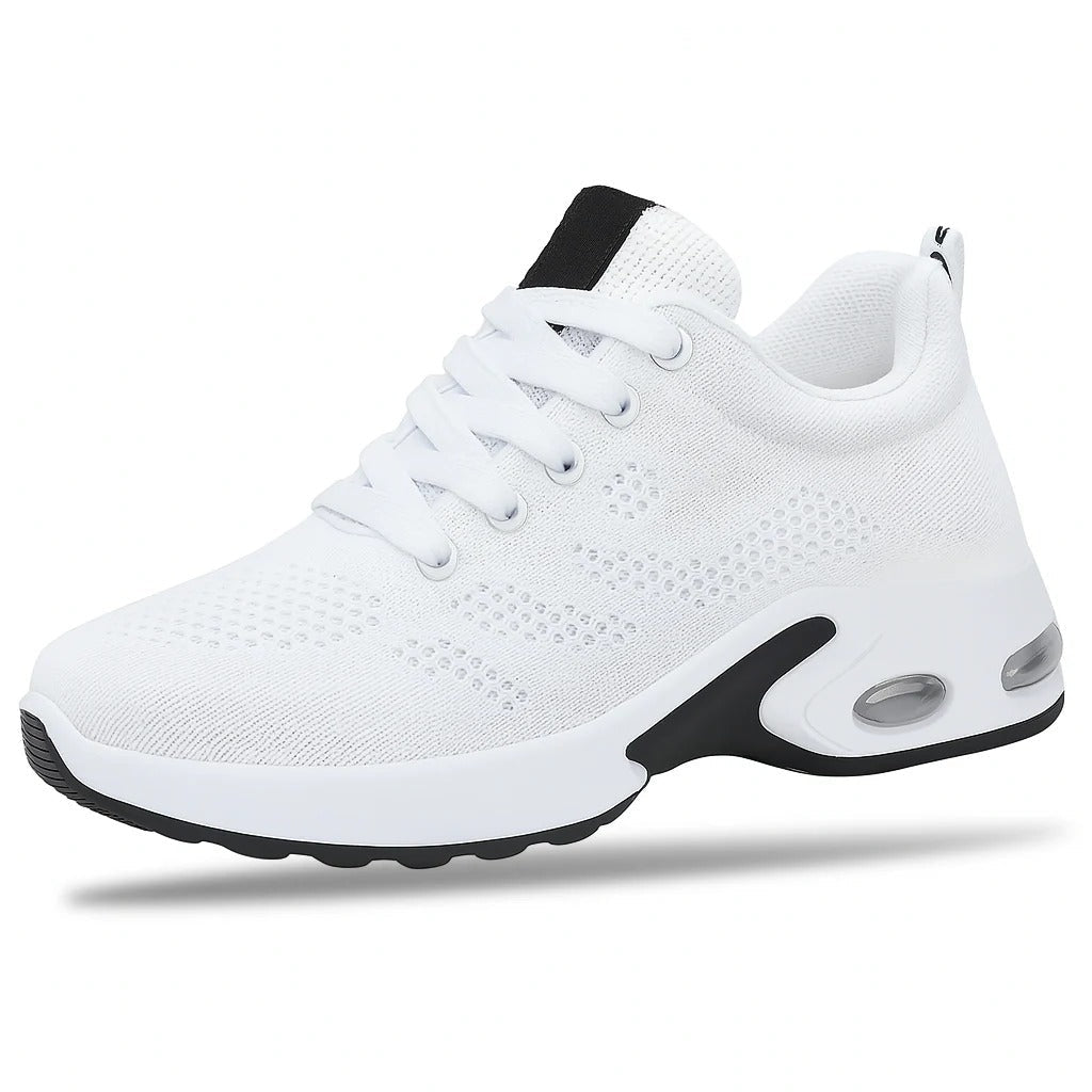Orthopedic women's walking shoes with air cushion for superior foot support & shock absorption.