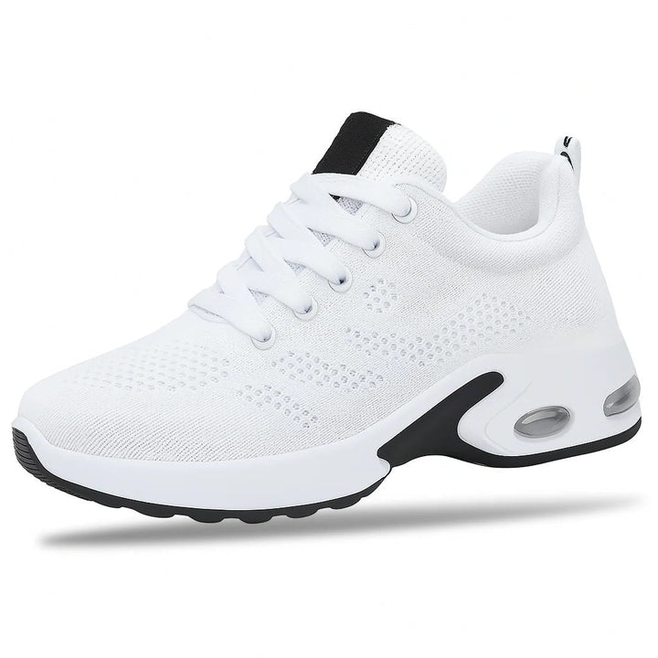 Orthopedic women's walking shoes with air cushion for superior foot support & shock absorption.