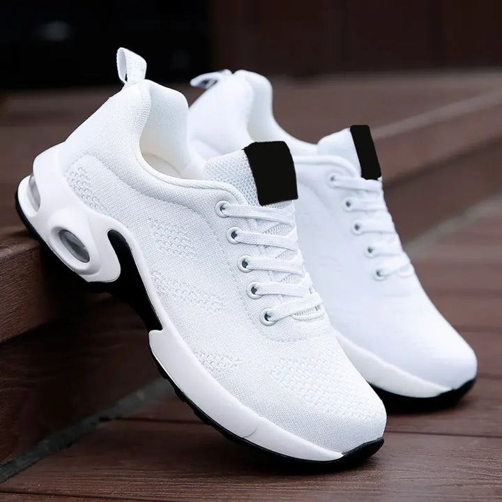 Women's air cushion walking shoes, offering excellent orthopedic support & shock-absorbing comfort.
