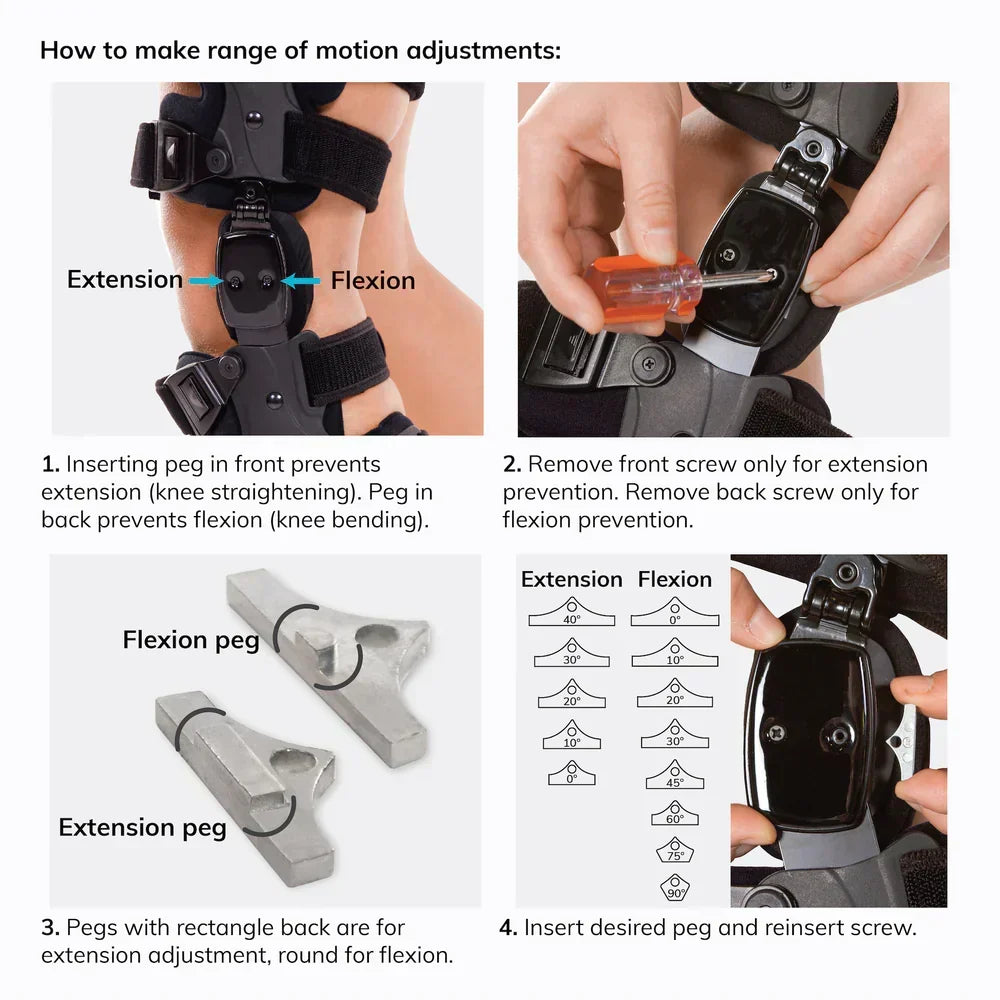 Man wearing a men's osteoarthritis knee brace for pain relief, showing secure & comfortable fit.