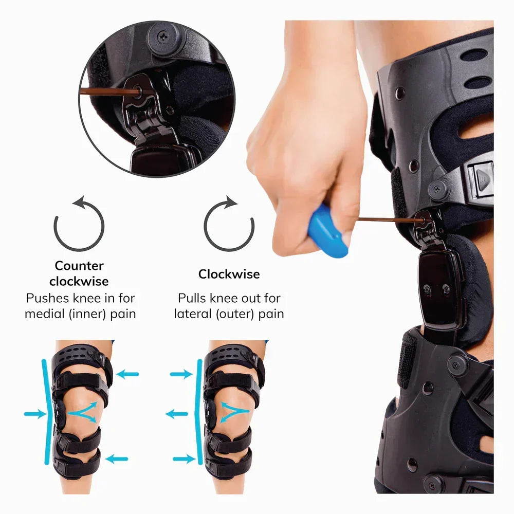Men's knee brace for osteoarthritis, offering joint support, pain relief, & enhanced mobility for men's health.