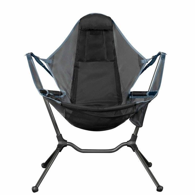 Durable camping rocking chair, perfect for fishing, gardens, and travel comfort.
