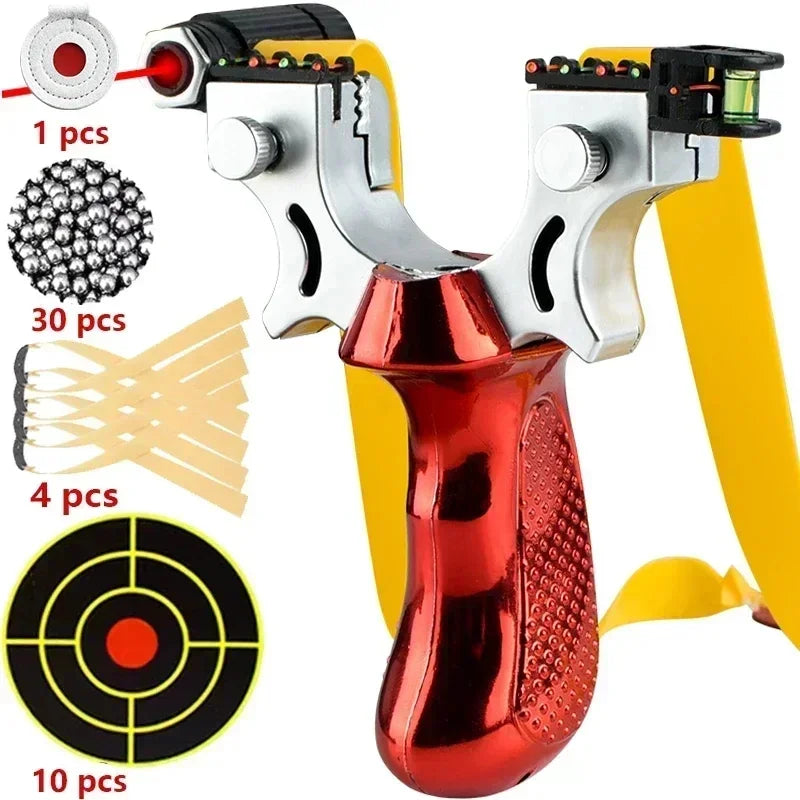 Unisex outdoor shooting practice toy; polycarbonate build, laser aiming, and non-slip handle.