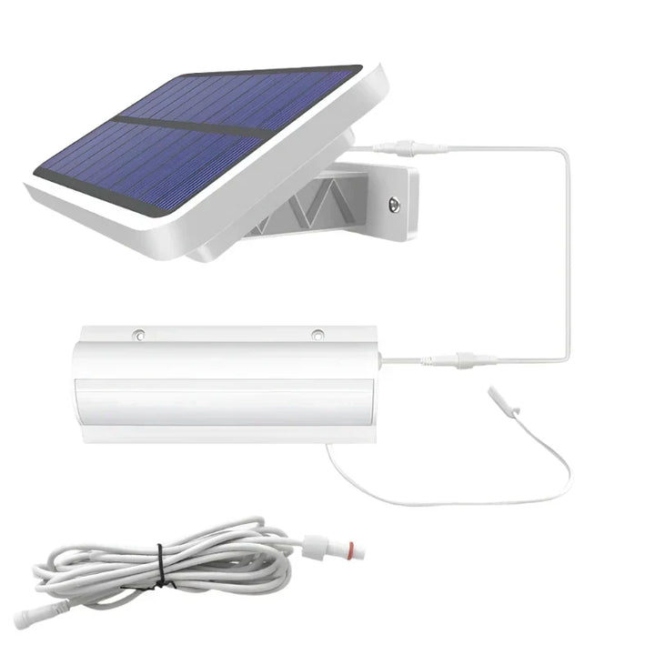 Energy-efficient solar pendant LED light, modern design for eco-friendly outdoor illumination.