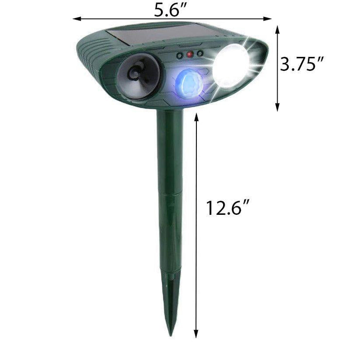 Easy-to-install solar ultrasonic cat deterrent device, offering hassle-free garden & outdoor pest protection.