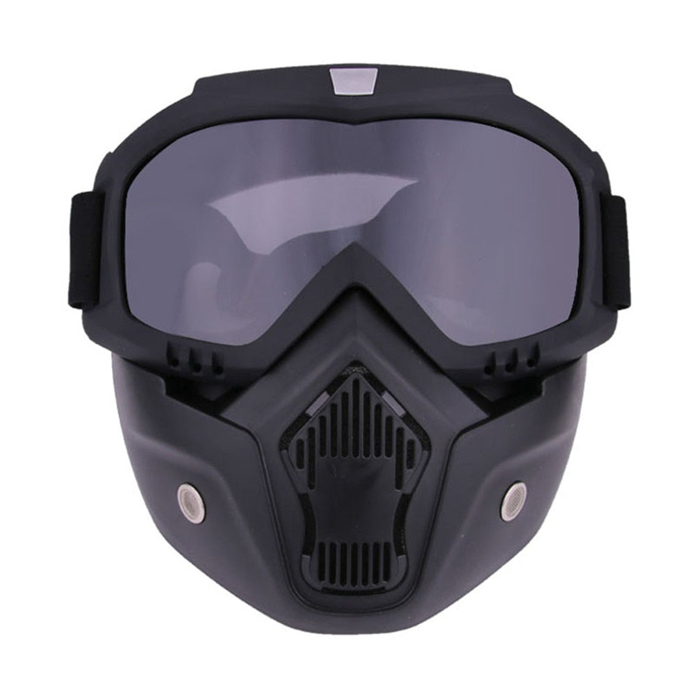 Unisex outdoor sport glasses for eye & face protection, featuring UV protection and an adjustable fit.