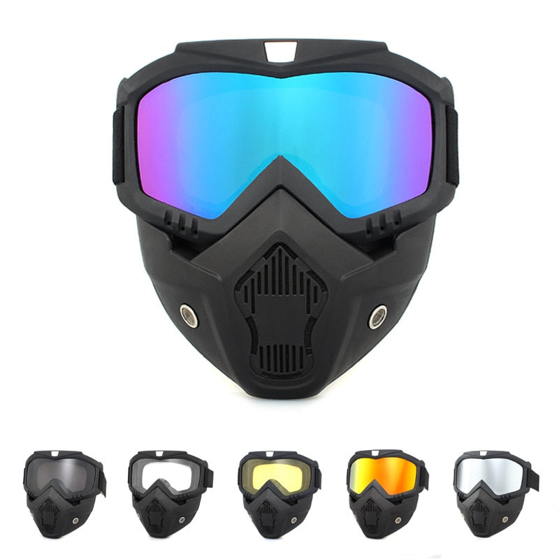 Essential adventure gear: unisex sport glasses for eye & face protection, offering UV block & comfort.