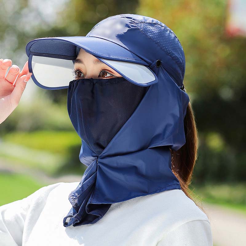 Lightweight travel hat: unisex UPF 50+ sun protection, foldable, with neck flap & wide brim.