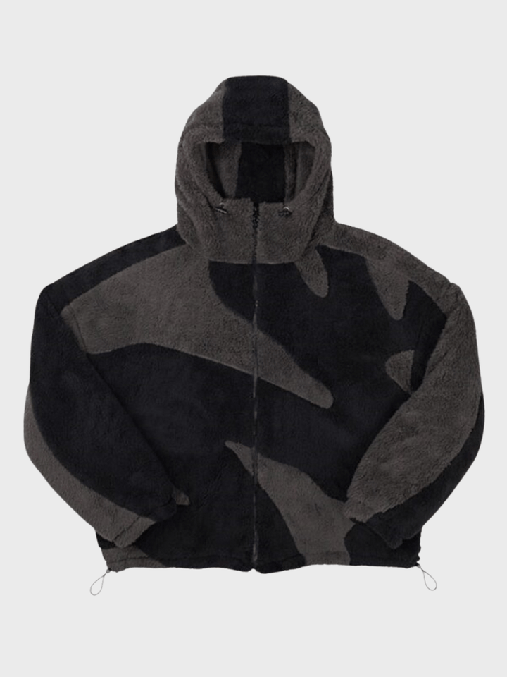 Men's relaxed fit oversized full zip jacket. Ideal casual outerwear & layering for fall/spring fashion.