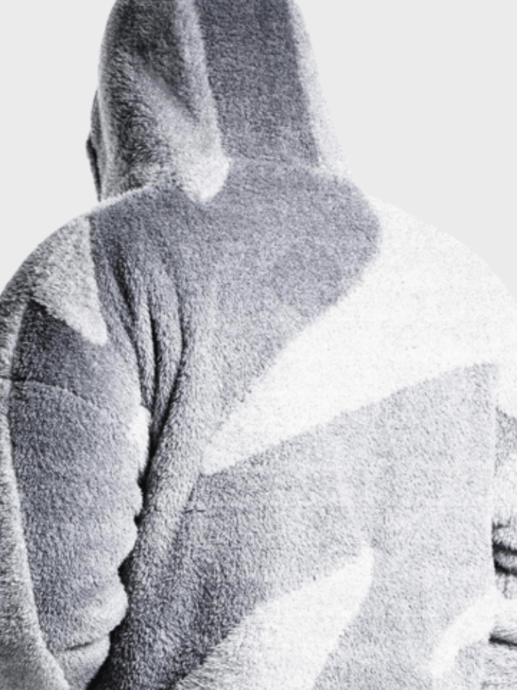 Men's full zip oversized jacket in a relaxed fit. Comfortable, stylish outerwear for casual fall and spring fashion.
