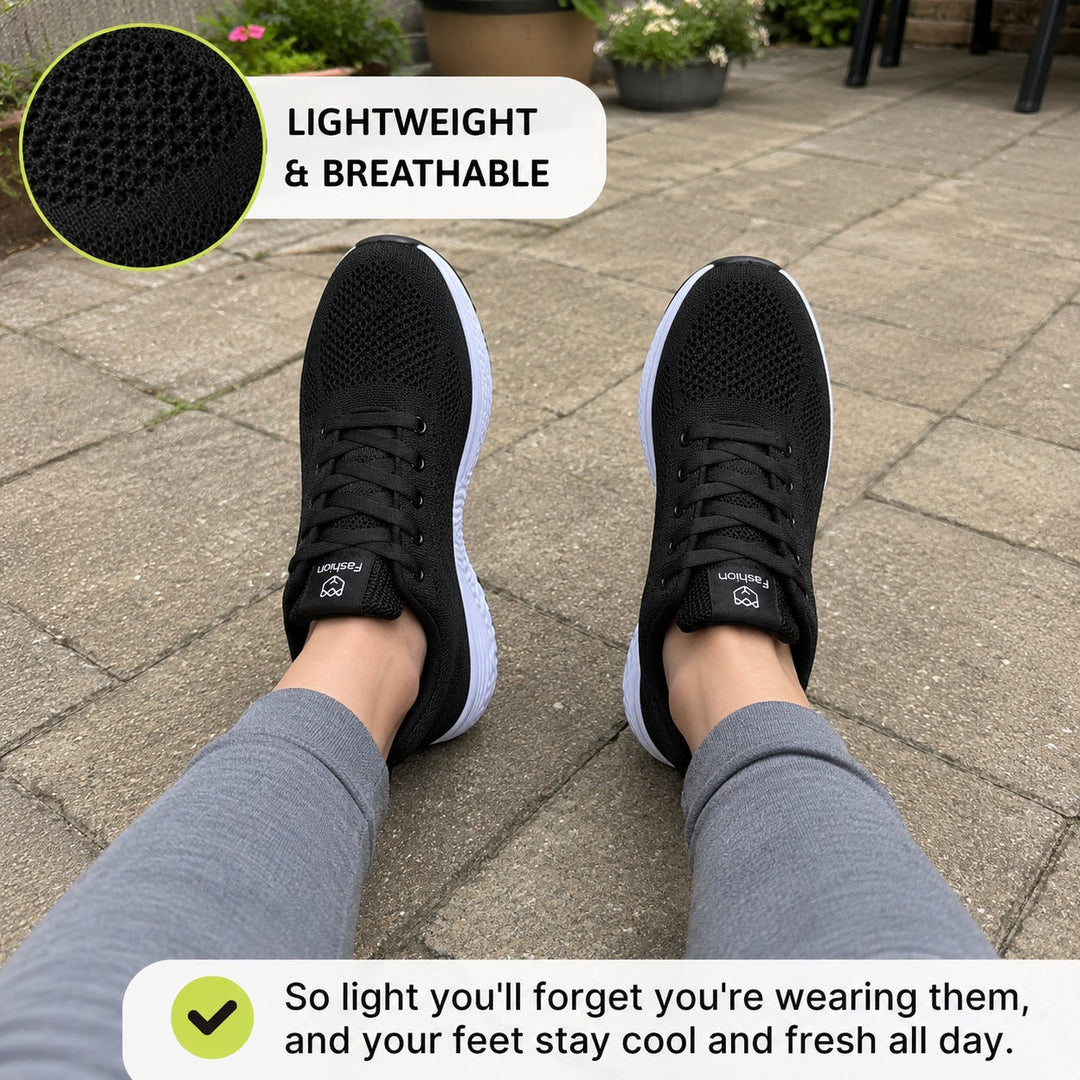 Women's shoes for ultimate foot comfort, ultra-light, supportive, and flexible for daily wear.