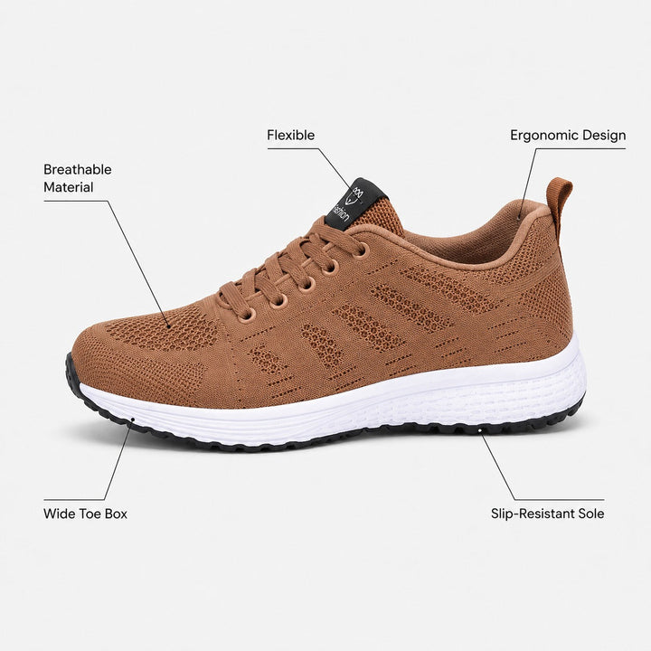 Versatile women's ultra-light comfort shoes, ideal for walking, casual outings, and active wear.