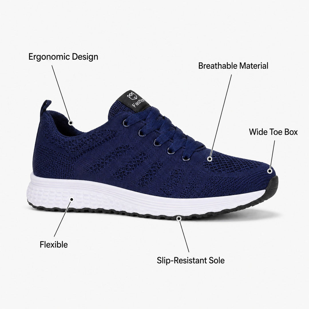 Casual women's sneakers, ultra-light and supportive for an active lifestyle.