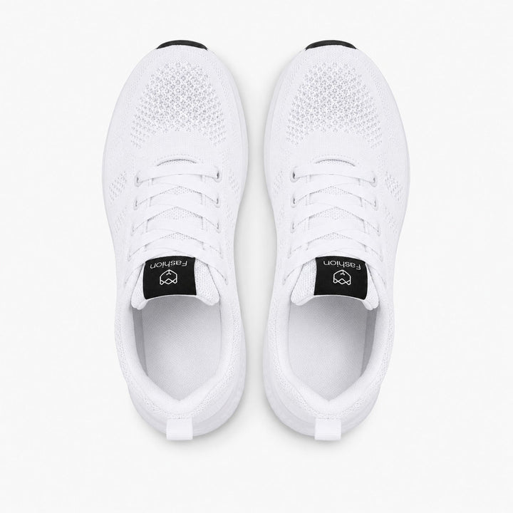 Top view of women's comfort slip-on shoes, highlighting wide toe box and easy wear.