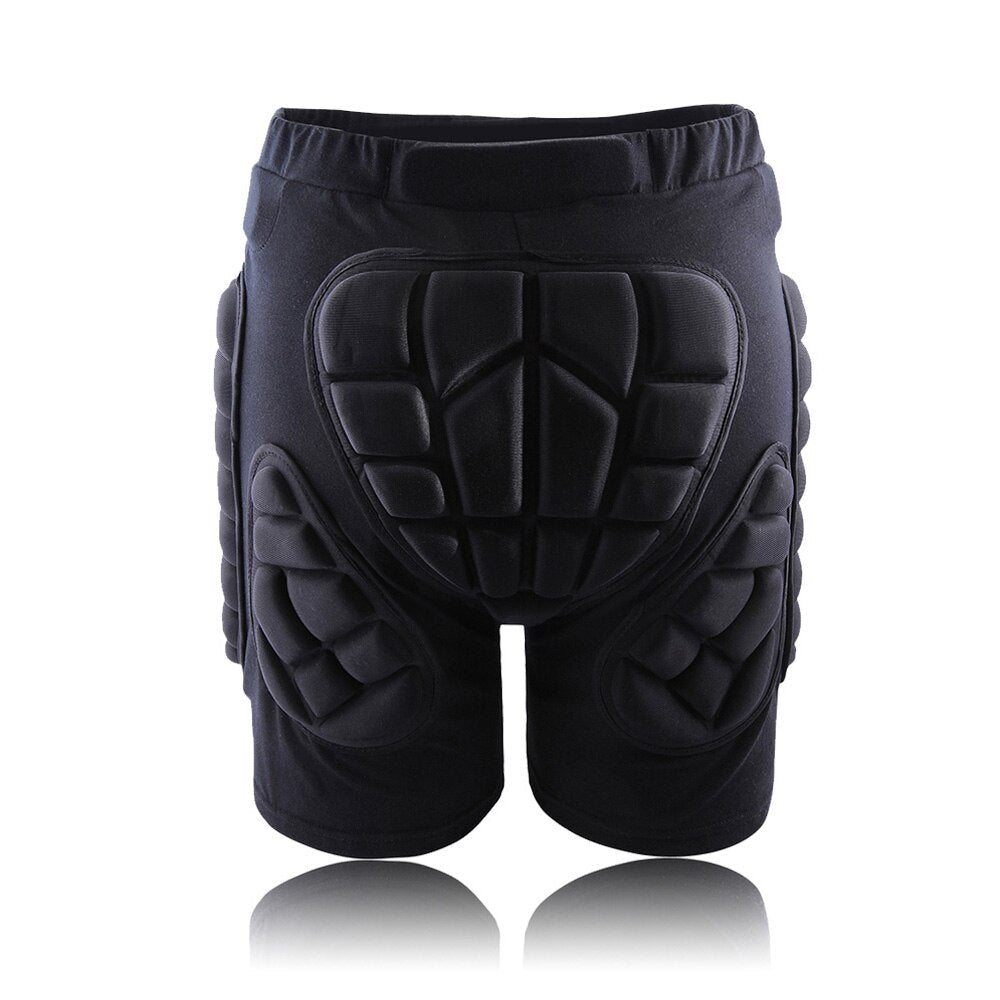 Unisex padded snowboard shorts for ultimate impact protection during snowboarding & skiing.
