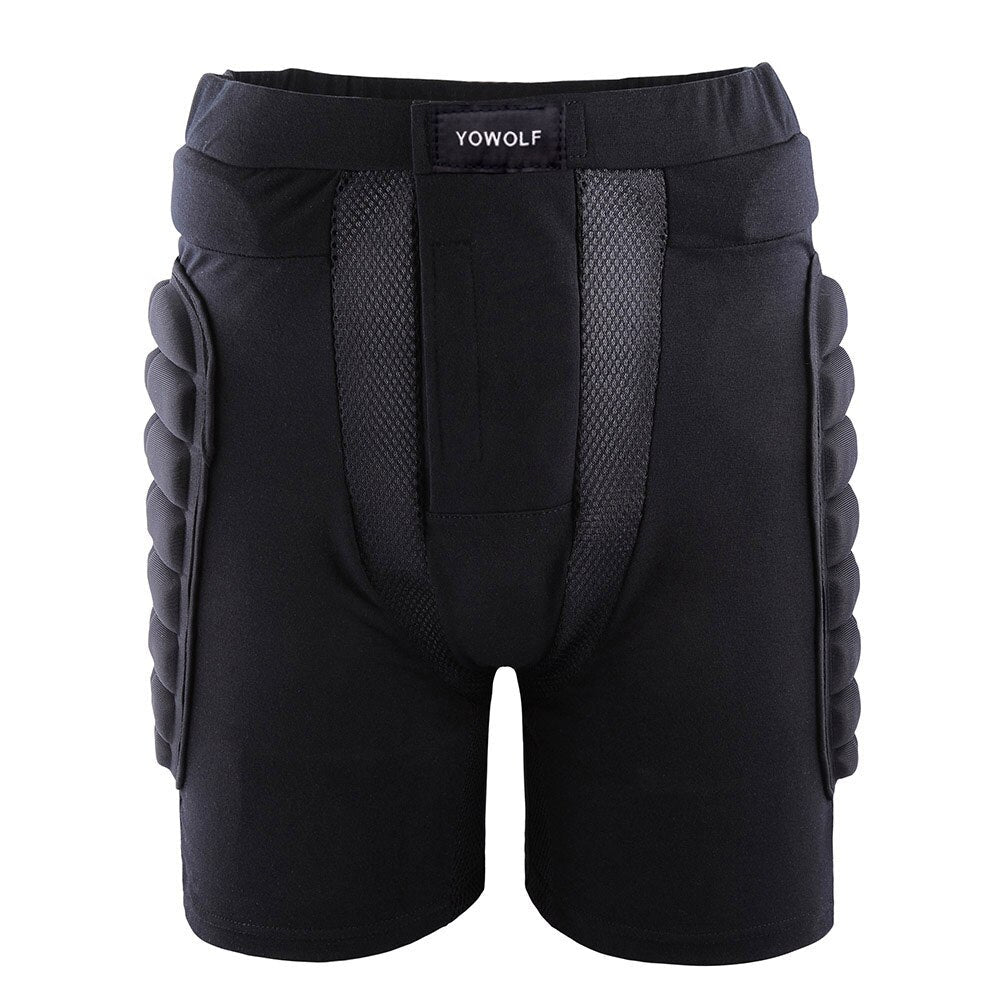 Unisex padded shorts for snowboarding & skiing, offering crucial impact & fall protection. Winter sports gear.