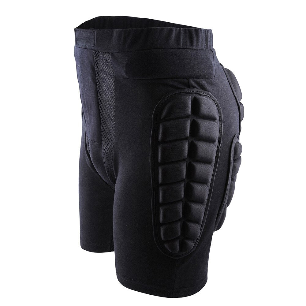 Comfortable unisex padded snowboard shorts, providing superior impact protection for all winter sports activities.