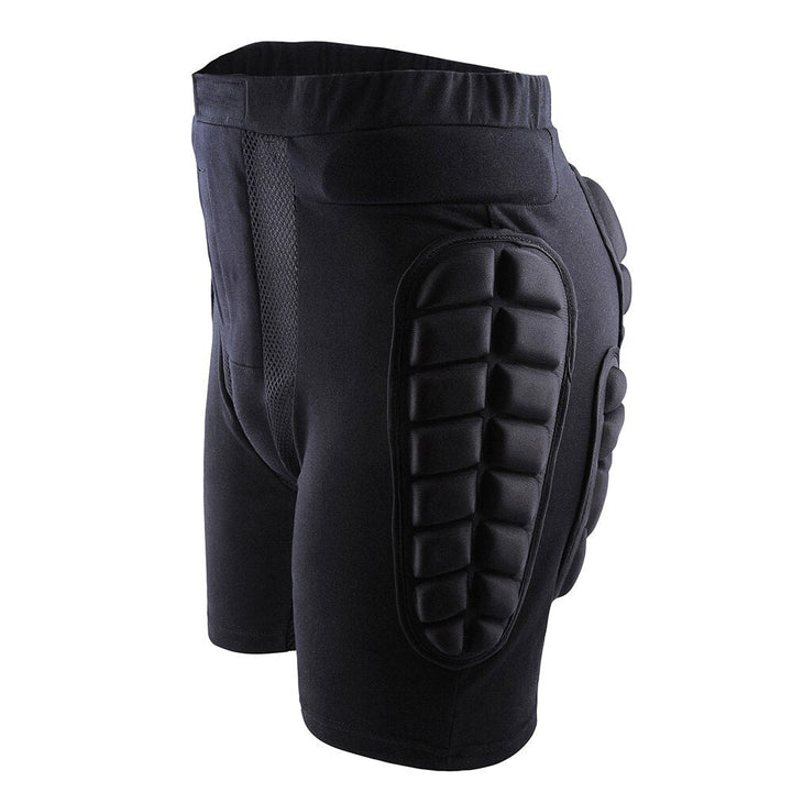 Comfortable unisex padded snowboard shorts, providing superior impact protection for all winter sports activities.