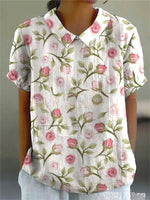 Light pink with floral print