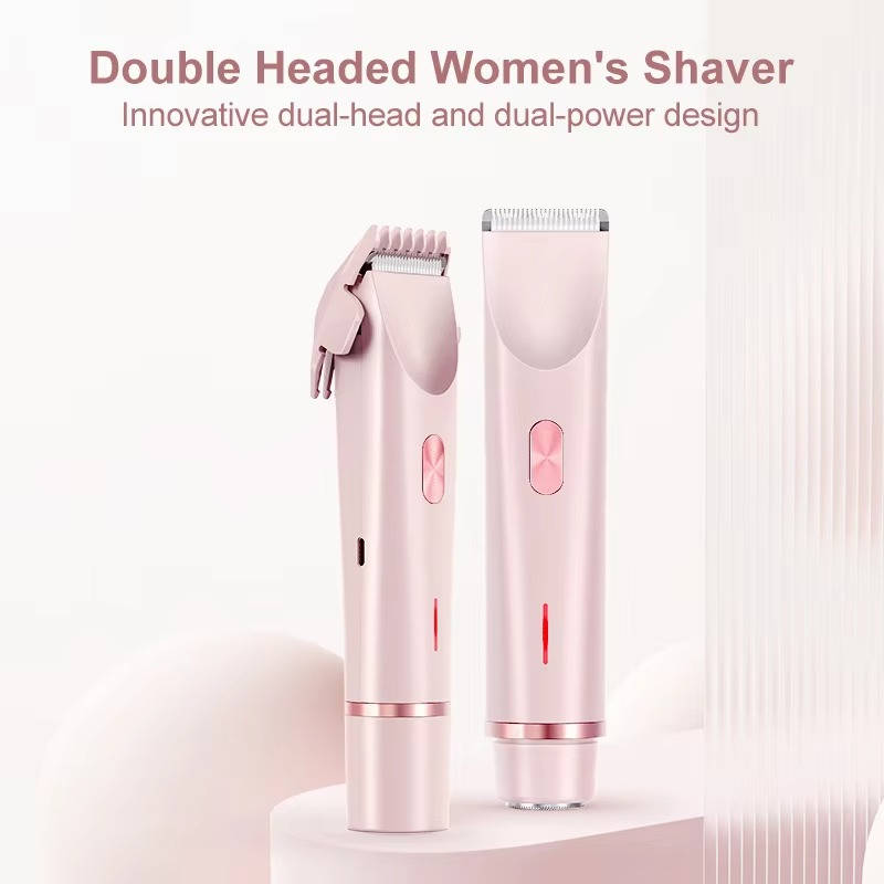 Waterproof and quiet bikini trimmer for easy hair removal.