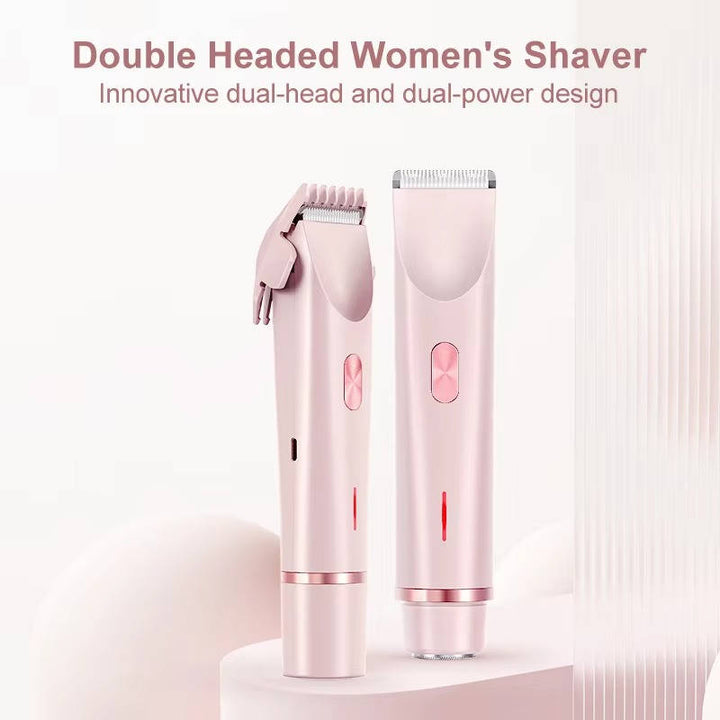 Waterproof and quiet bikini trimmer for easy hair removal.