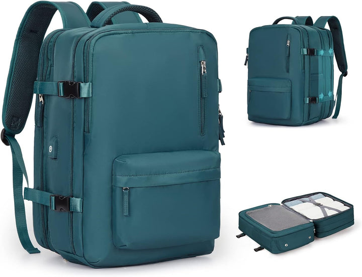 Commuter's choice: multi-compartment laptop bag with adjustable strap & protection.