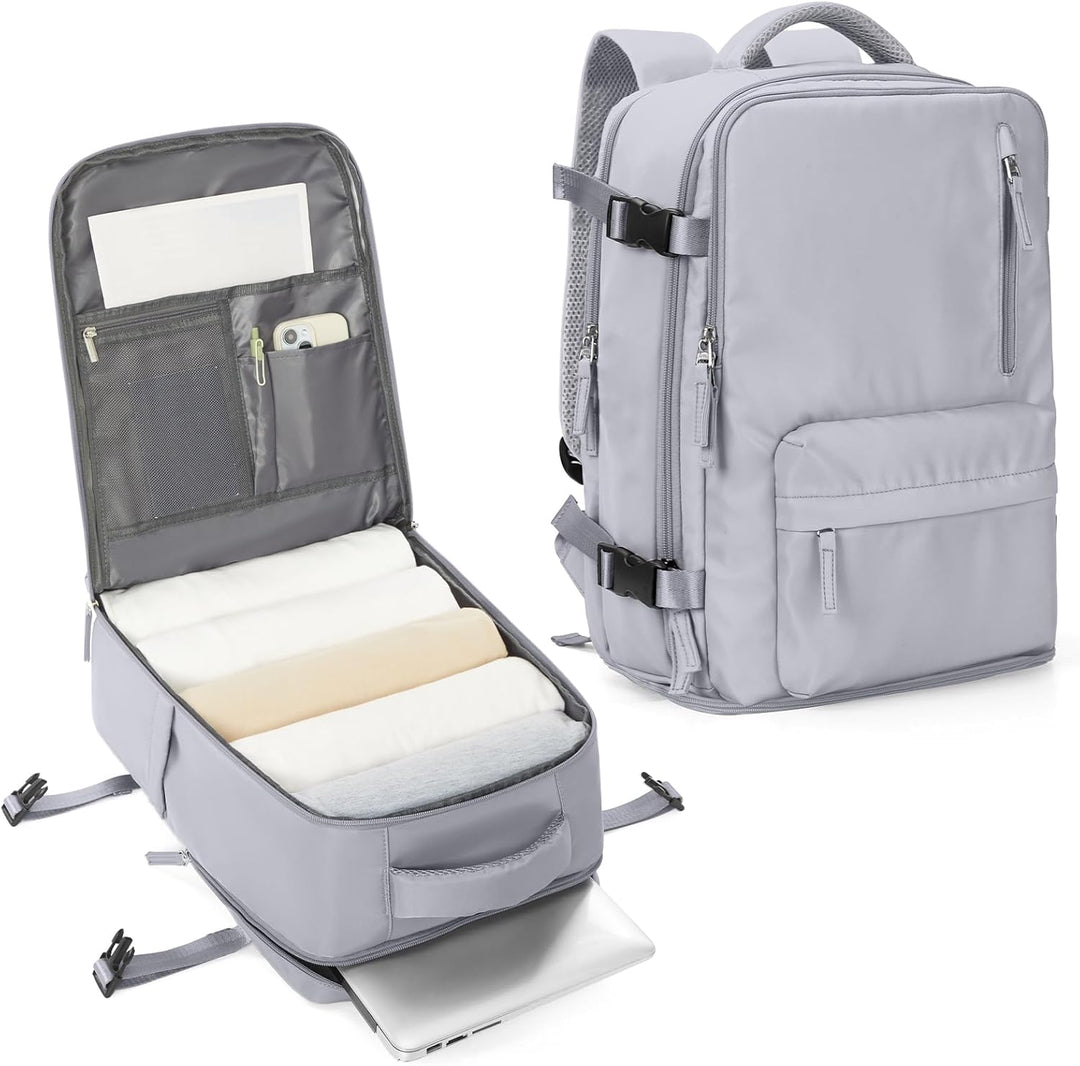 Travel companion: multi-compartment laptop bag with adjustable strap.