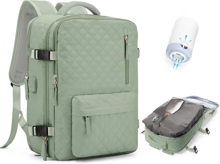 Efficient organization: multi-compartment laptop bag with adjustable strap & unisex.