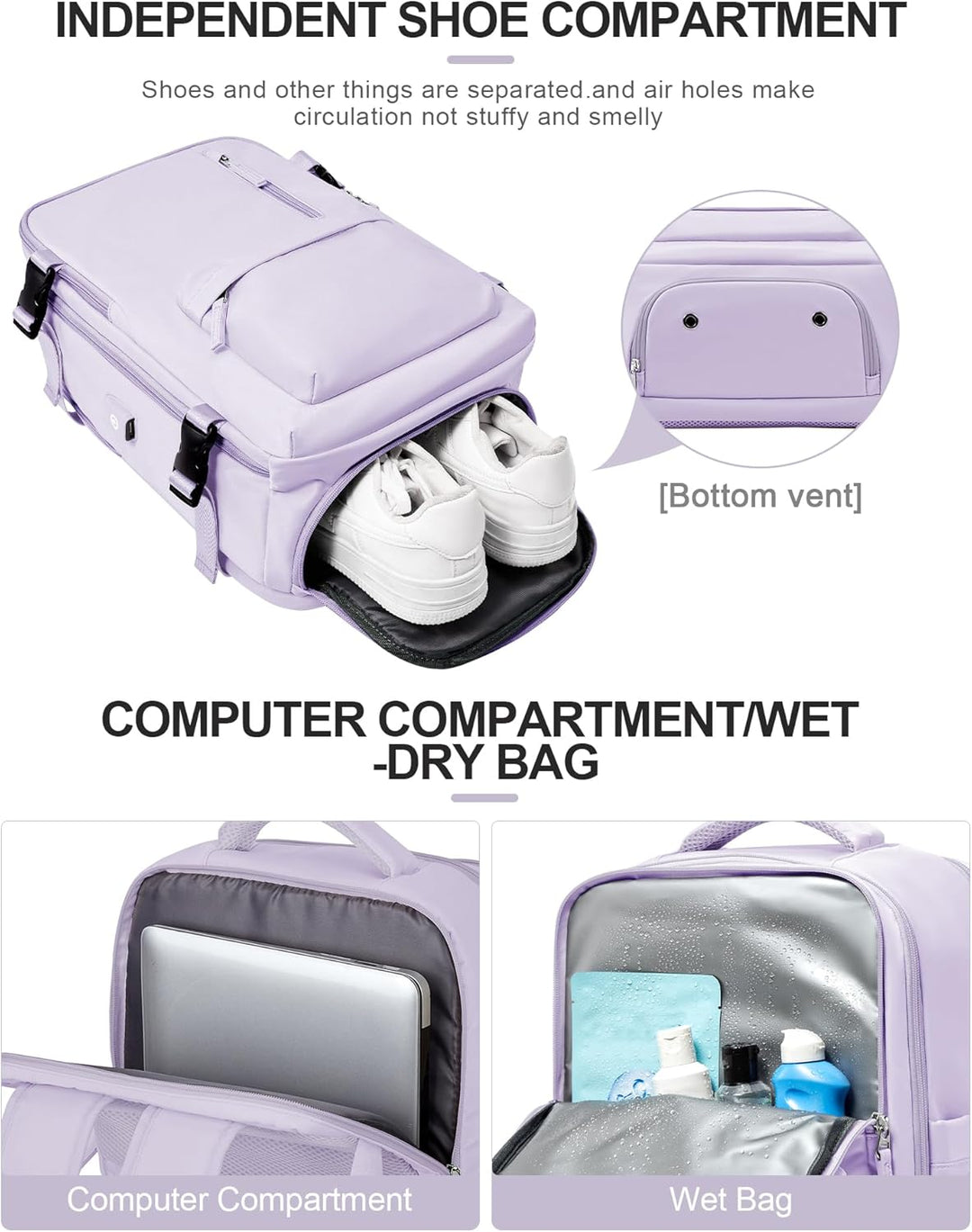 Multi-compartment laptop bag with adjustable strap for business and leisure.
