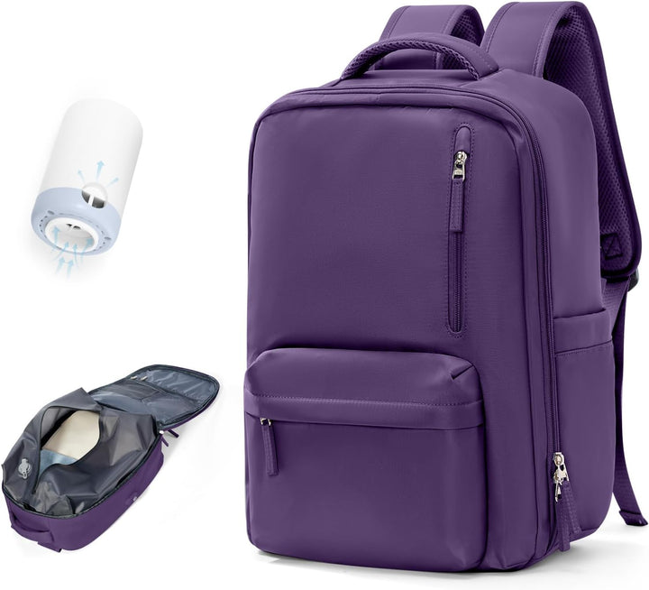 Versatile multi-compartment laptop bag, unisex design, perfect for daily use.