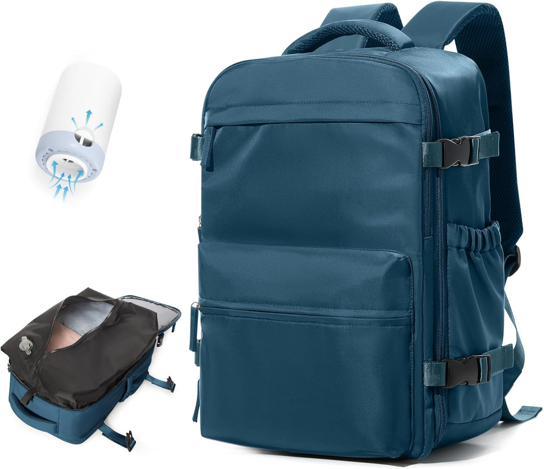 Unisex multi-compartment laptop carry bag, adjustable for optimal comfort.