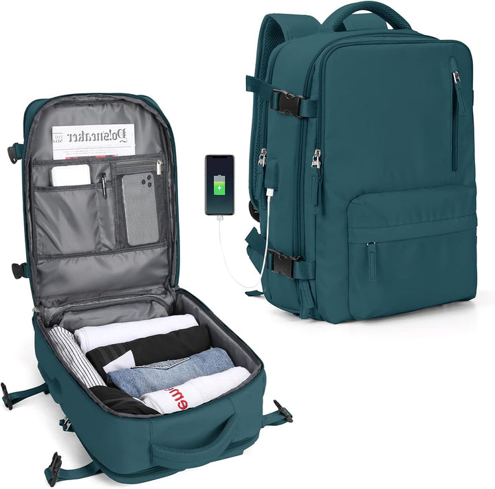 Laptop protection, travel-ready. Multi-compartment shoulder bag with adjustable strap.