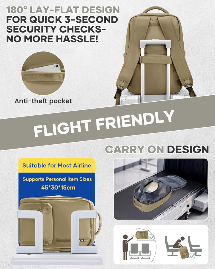Stylish multi-compartment laptop bag, adjustable for comfortable all-day wear.