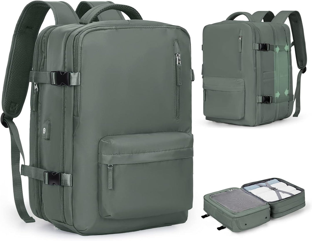 Unisex multi-compartment laptop bag, ideal for students & daily essentials.