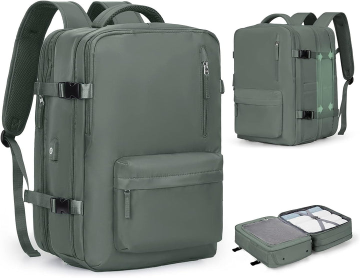Unisex multi-compartment laptop bag, ideal for students & daily essentials.