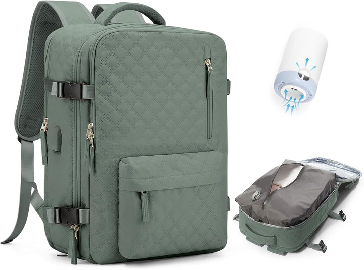 Modern multi-compartment laptop bag, adjustable strap for everyday carry.