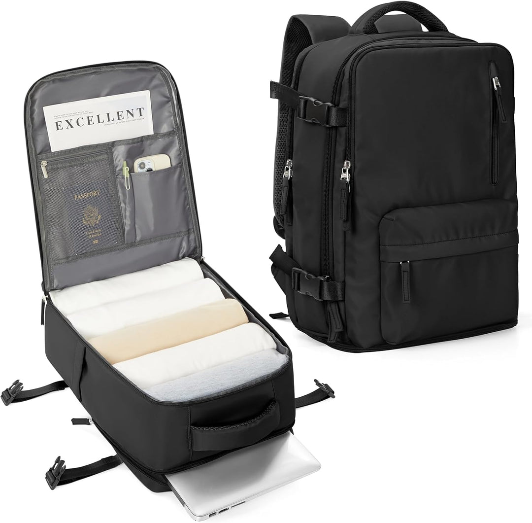Protection & organization: multi-compartment laptop bag with adjustable strap.