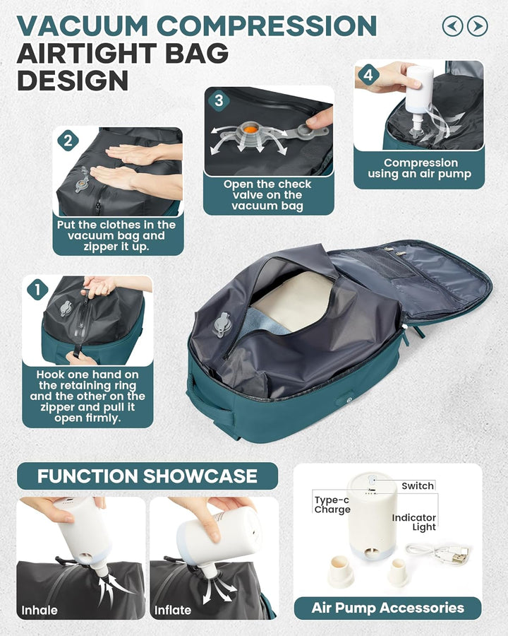 Student & professional multi-compartment laptop bag, adjustable and robust.