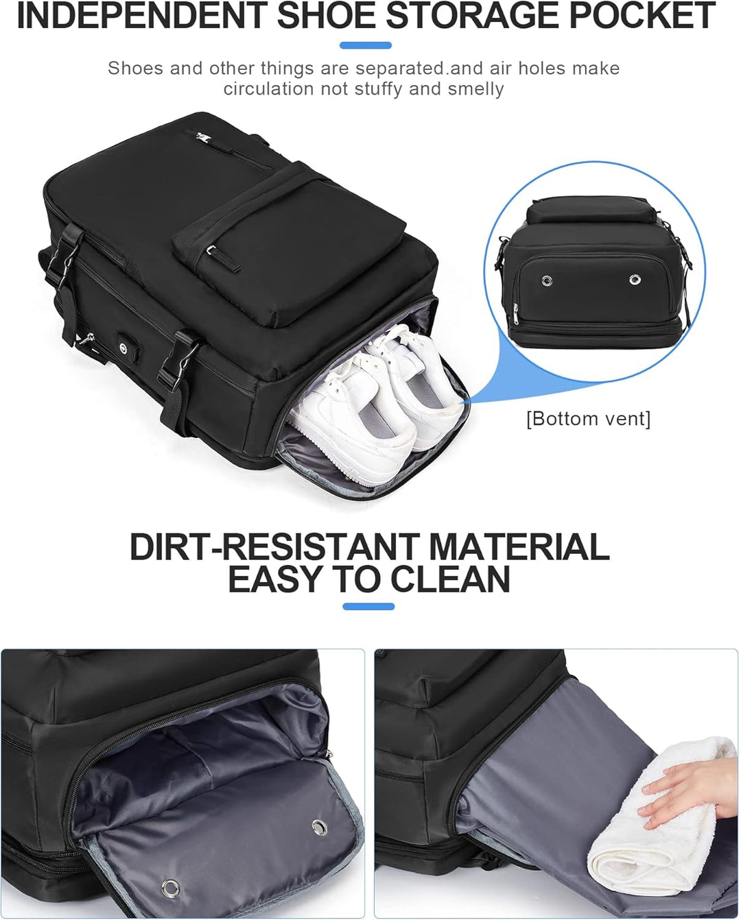 Unisex laptop protection: multi-compartment bag with adjustable strap.