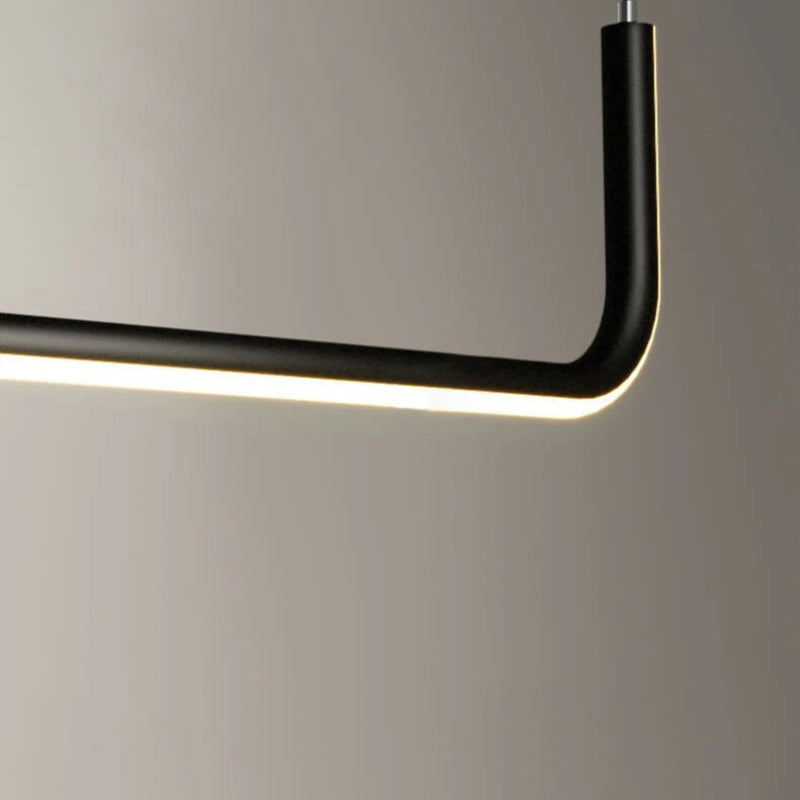 Luxurious Arisha modern LED chandelier in gold & black, perfect for living room lighting.