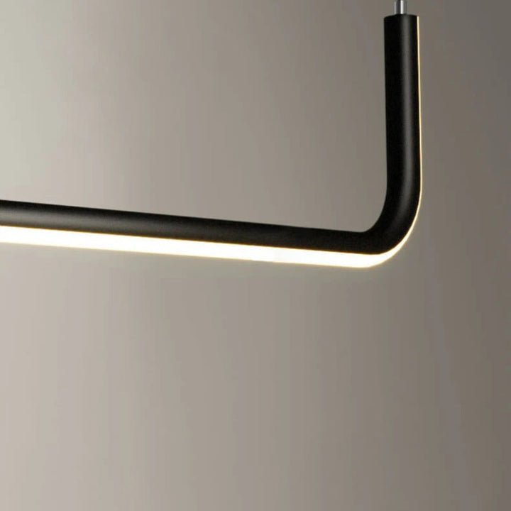 Luxurious Arisha modern LED chandelier in gold & black, perfect for living room lighting.