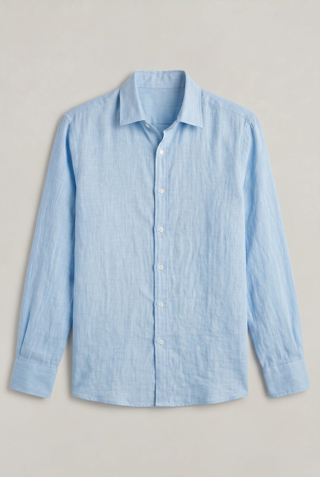Effortless men's long sleeve shirt. Textured design, suitable for casual & smart casual.